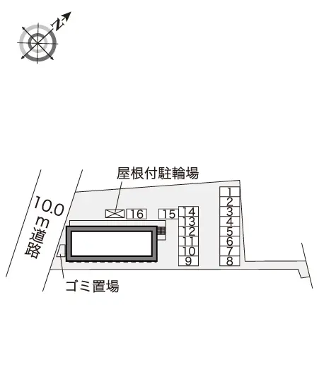 ★手数料０円★柏市根戸　月極駐車場（LP）